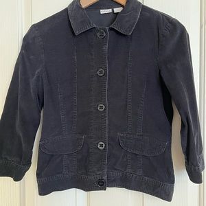 Women’s Crop Cord Shirt Jacket